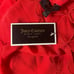Juicy Couture Red Embroidered Lace 2 Piece Abaya Kaftan Dress Red Small NWT