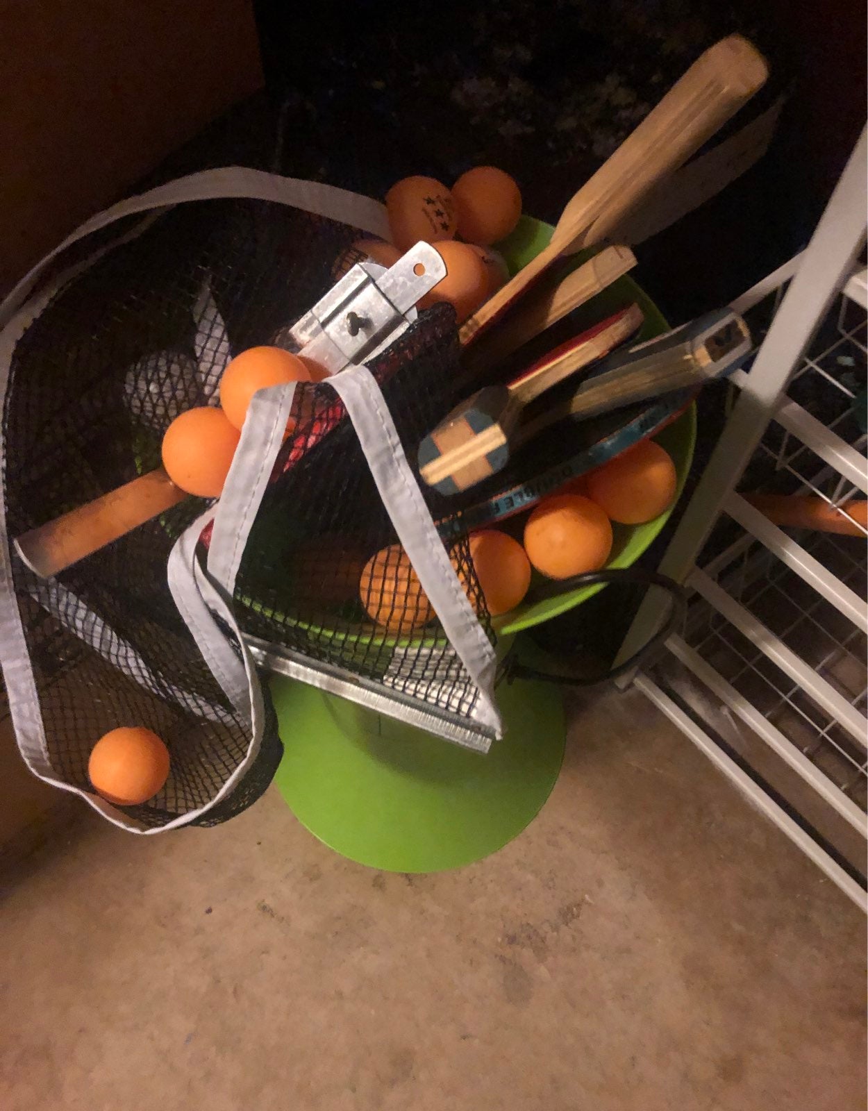 Ping buy ping ball shooter net and paddles