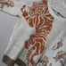 Anthropologie Tiger Print Pilcro Sweater White Burnt Orange Women’s Size Medium