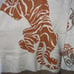 Anthropologie Tiger Print Pilcro Sweater White Burnt Orange Women’s Size Medium