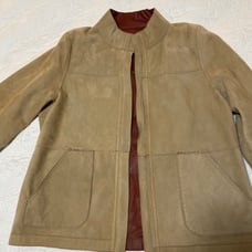 Isabella Bird reversible Leather/suede Jacket Large