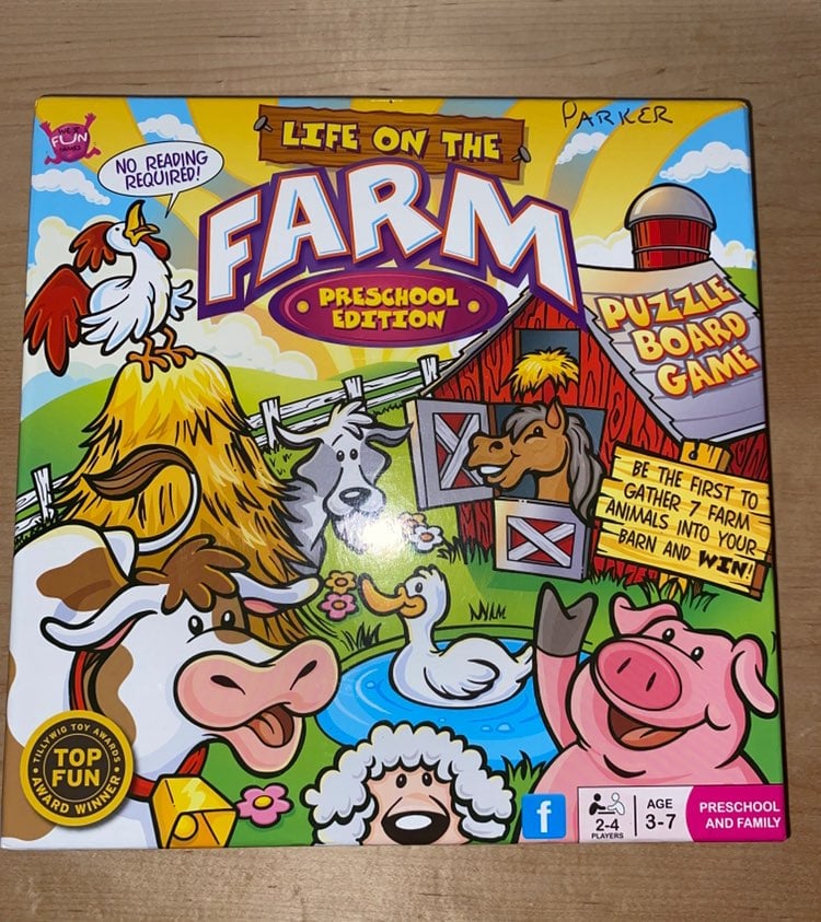 Life on the Farm - Preschool Puzzle Boar