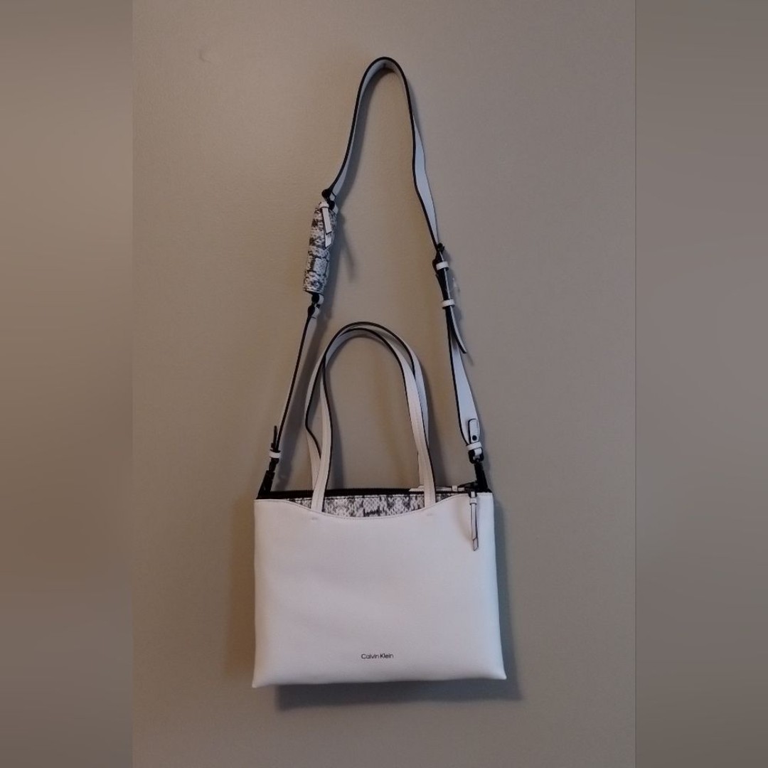 CALVIN KLEIN, Chrome Classic Tote - NWTs