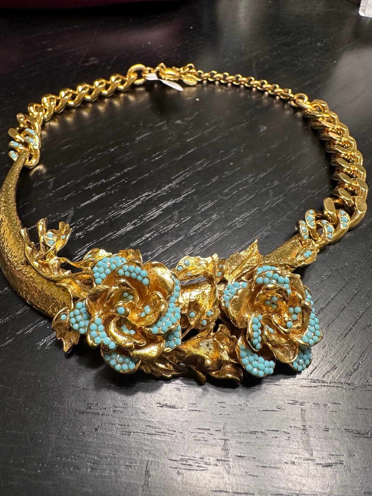 Jose and Maria Barrera statement necklace