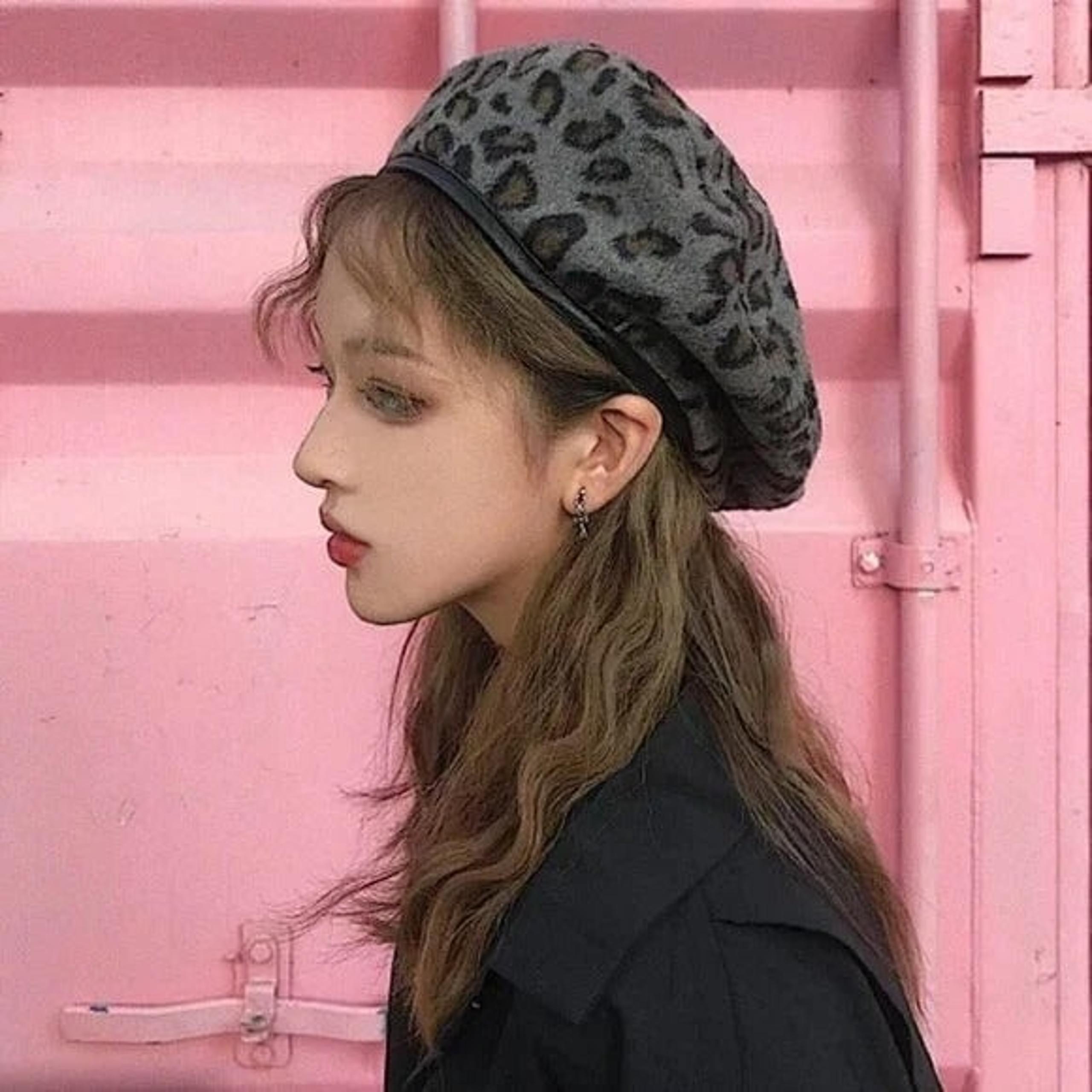 Women Animal Pattern Print Leopard French Vintag Material: Polyester 100%