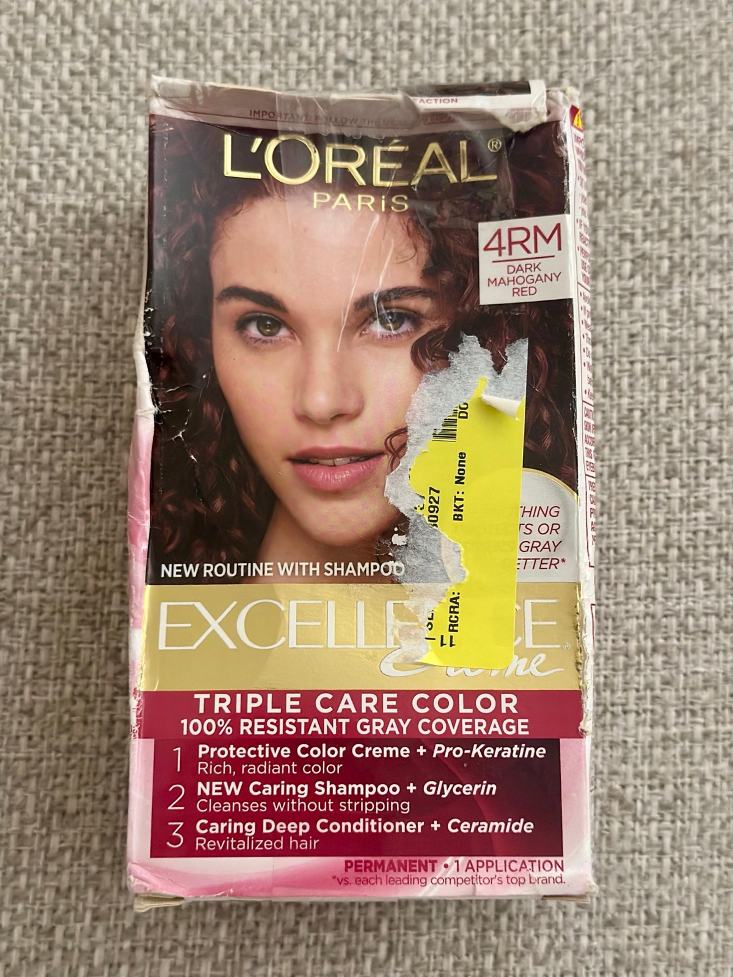 L’Oréal Paris Excellence Crème Permanent Hair Color 4RM Dark Mahogany Red