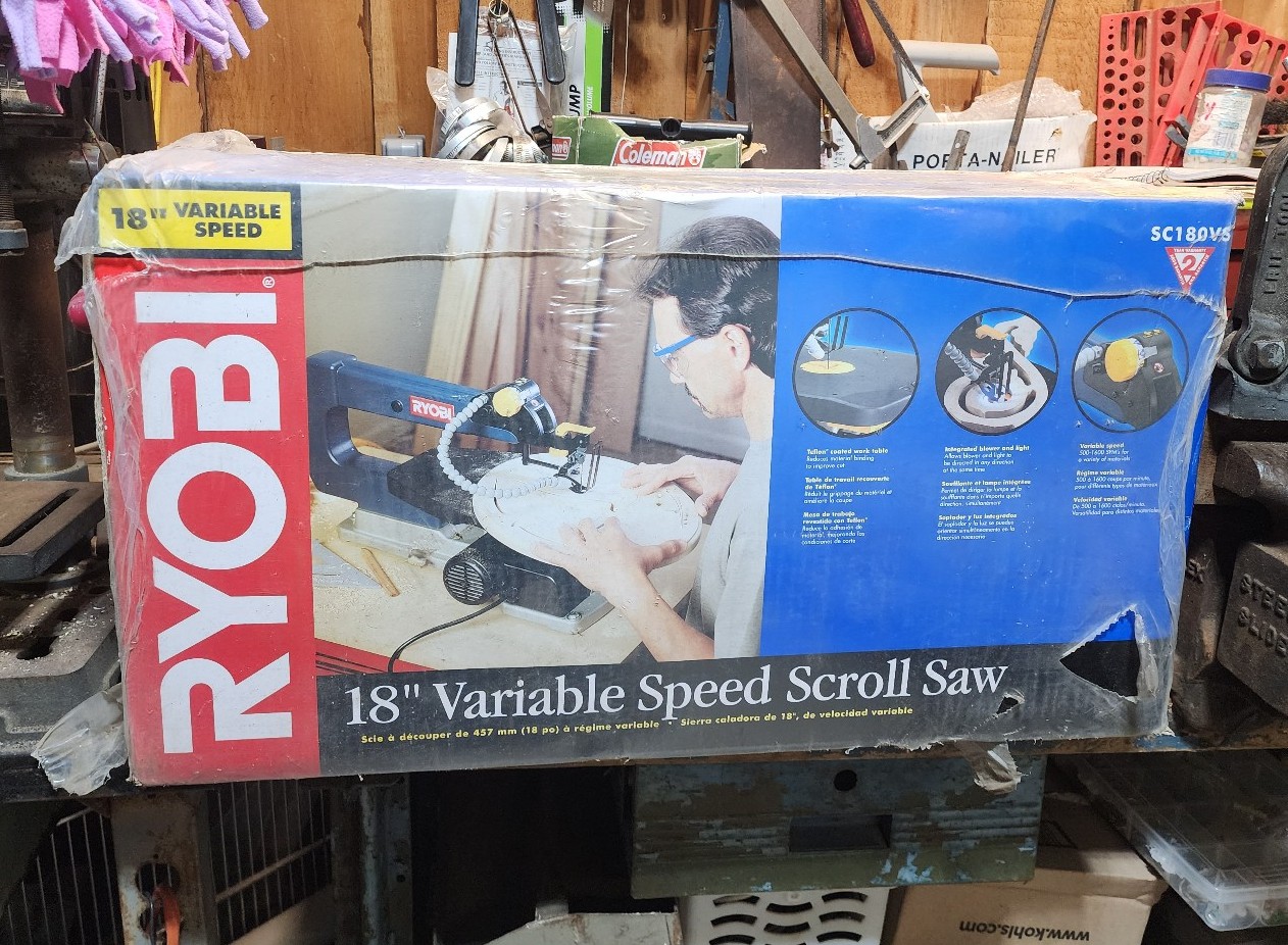 Ryobi 18-inch Corded Variable Speed Corded Scroll Saw