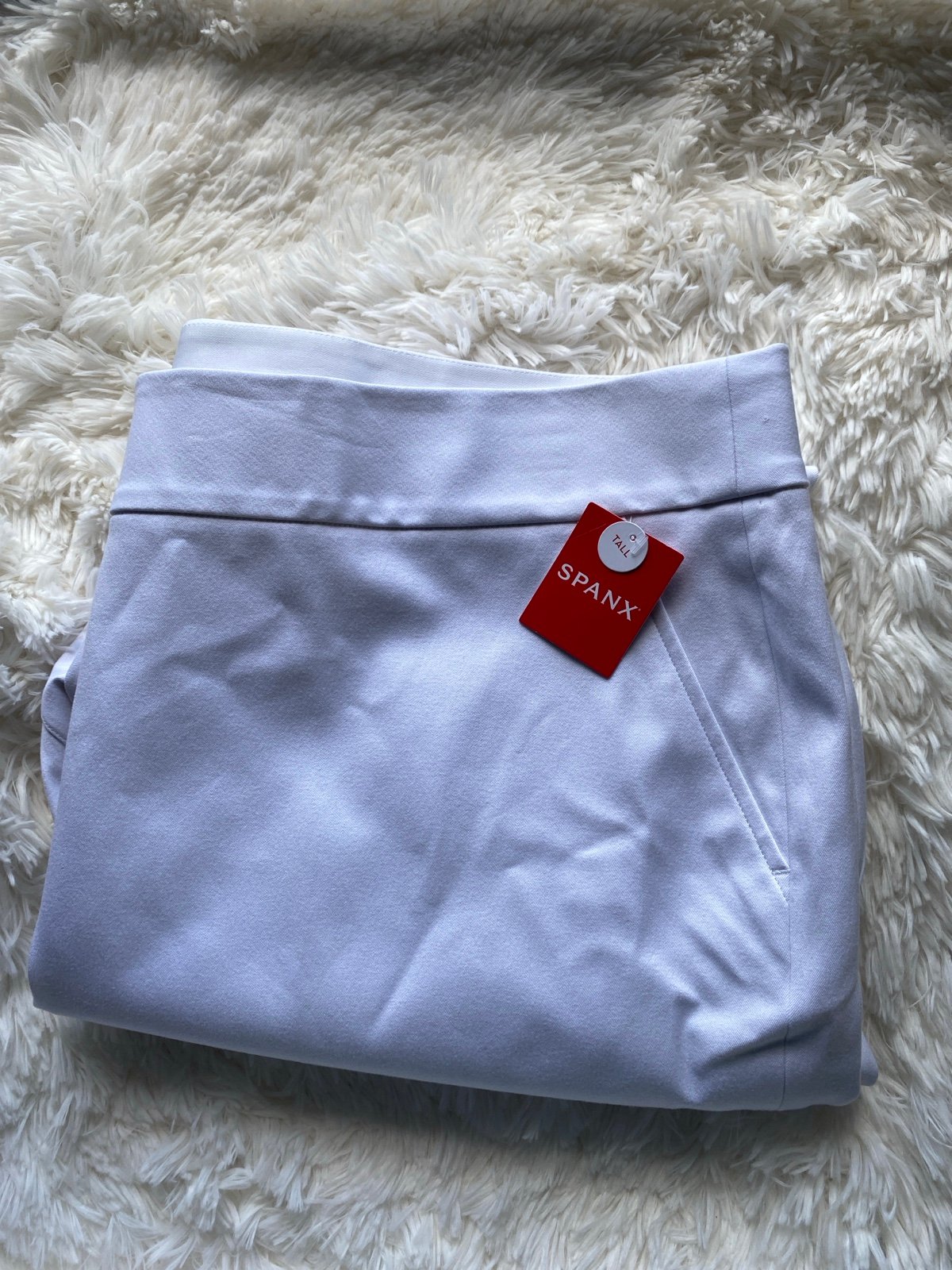 SPANX Slim Straight Pants Classic White Size 3X