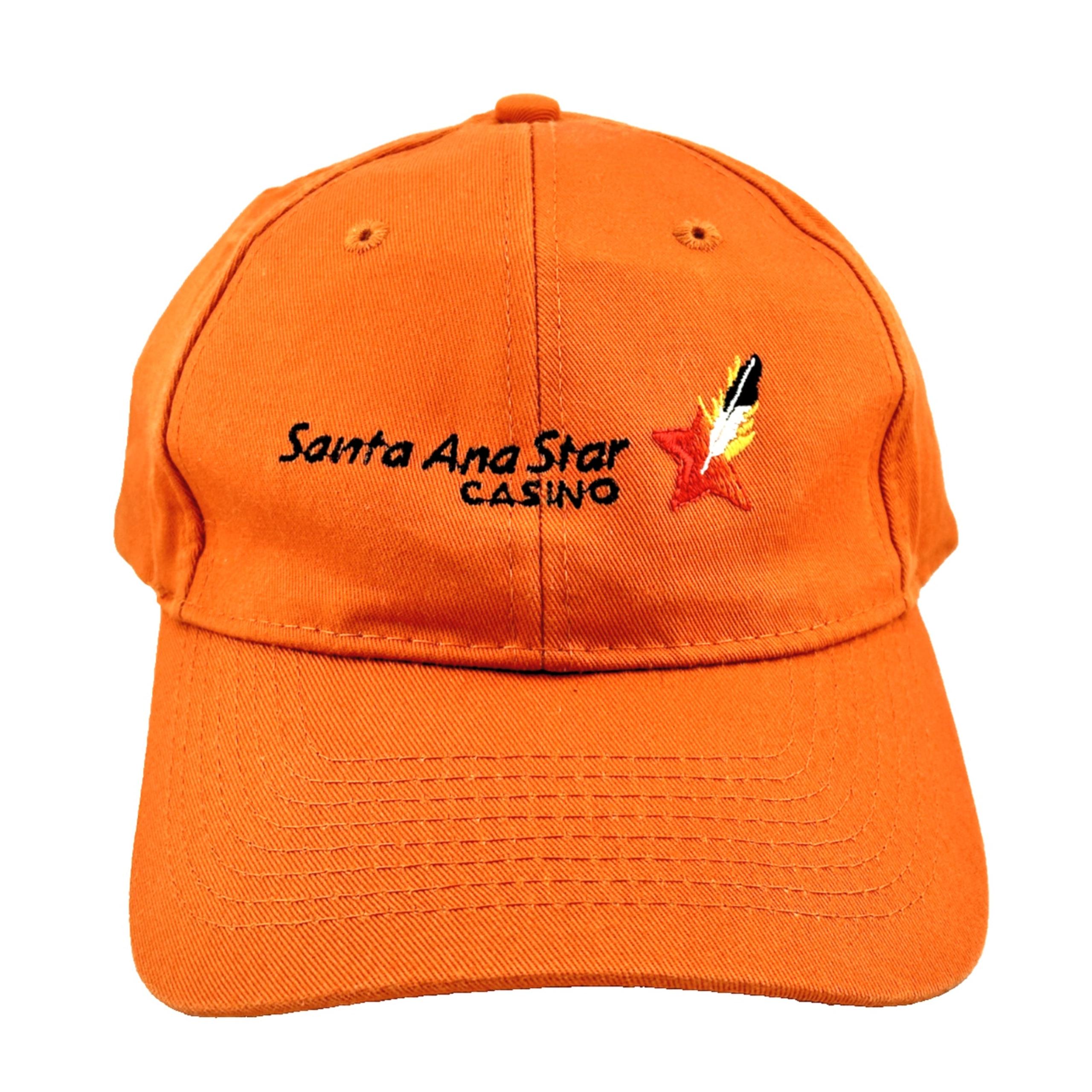 Adult SANTA ANA STAR CASINO CAP Orange - OSFM - Adjustable