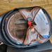VCAN SPort V58 Half Shell Motorcycle Helmet GLoss Black sz XXl
