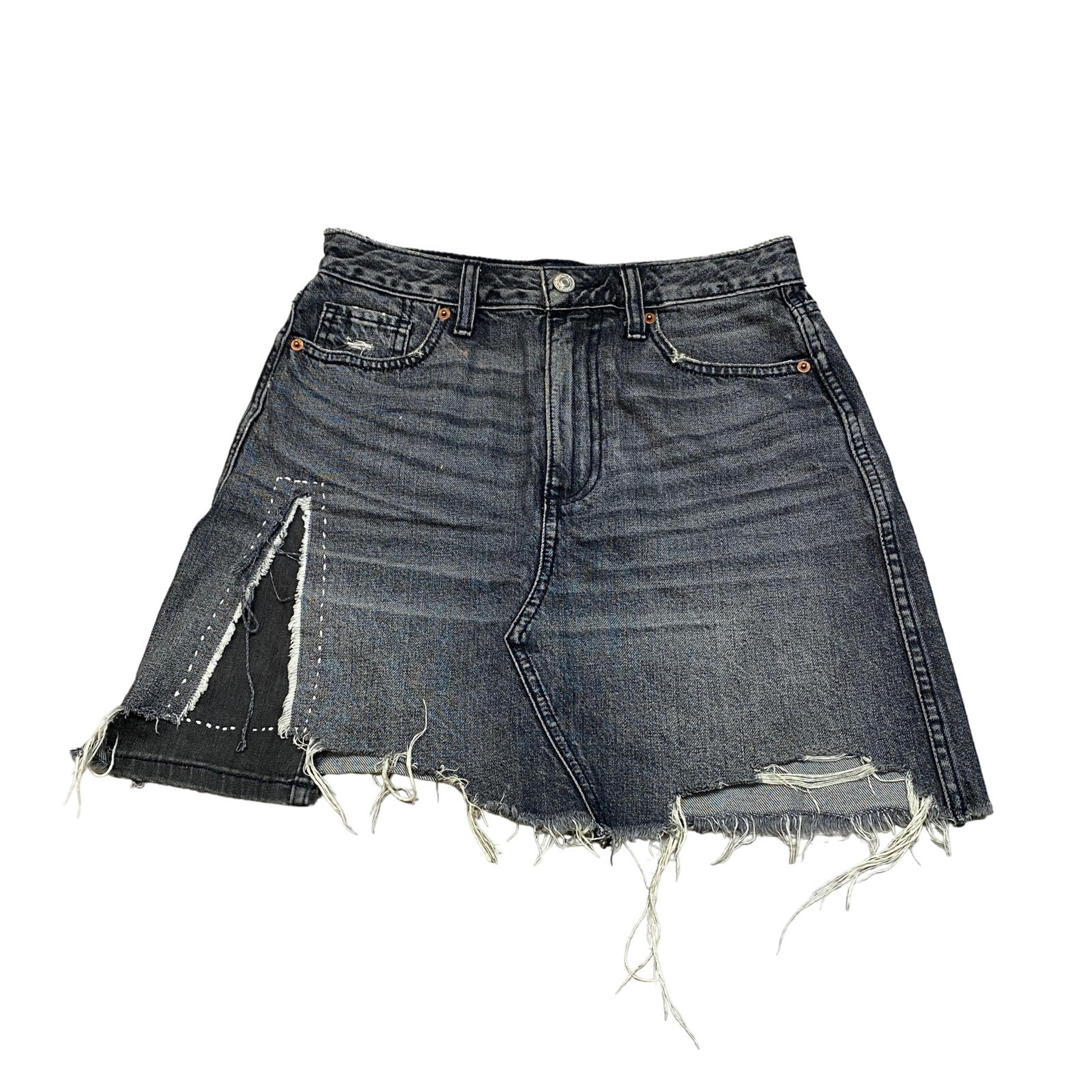 Abercrombie & Fitch Zoe Natural High Rise Vintage A Line Skirt Women's 25