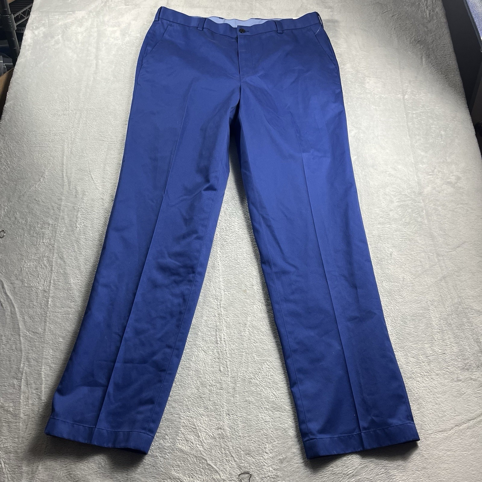 Brooks Brothers Pants Mens 38/34 Blue Lightweight Advantage Chino Clark NWT