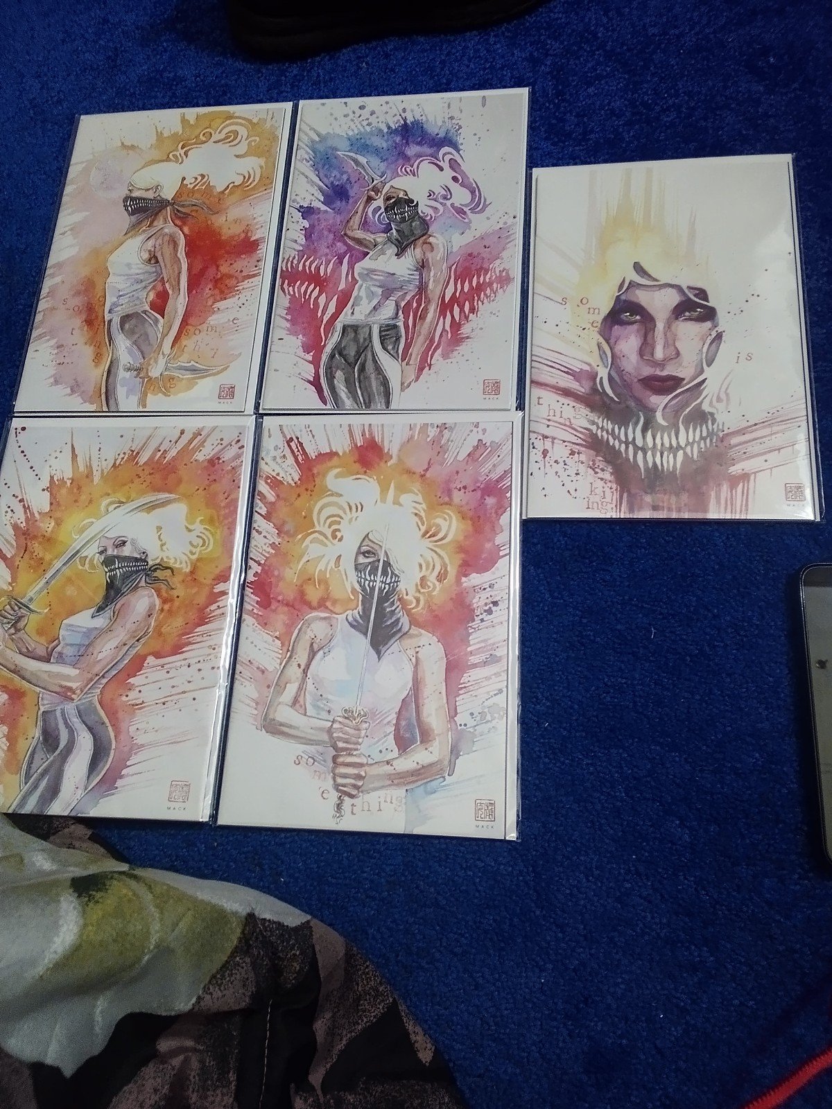 David Mack set of something is killing the children variants