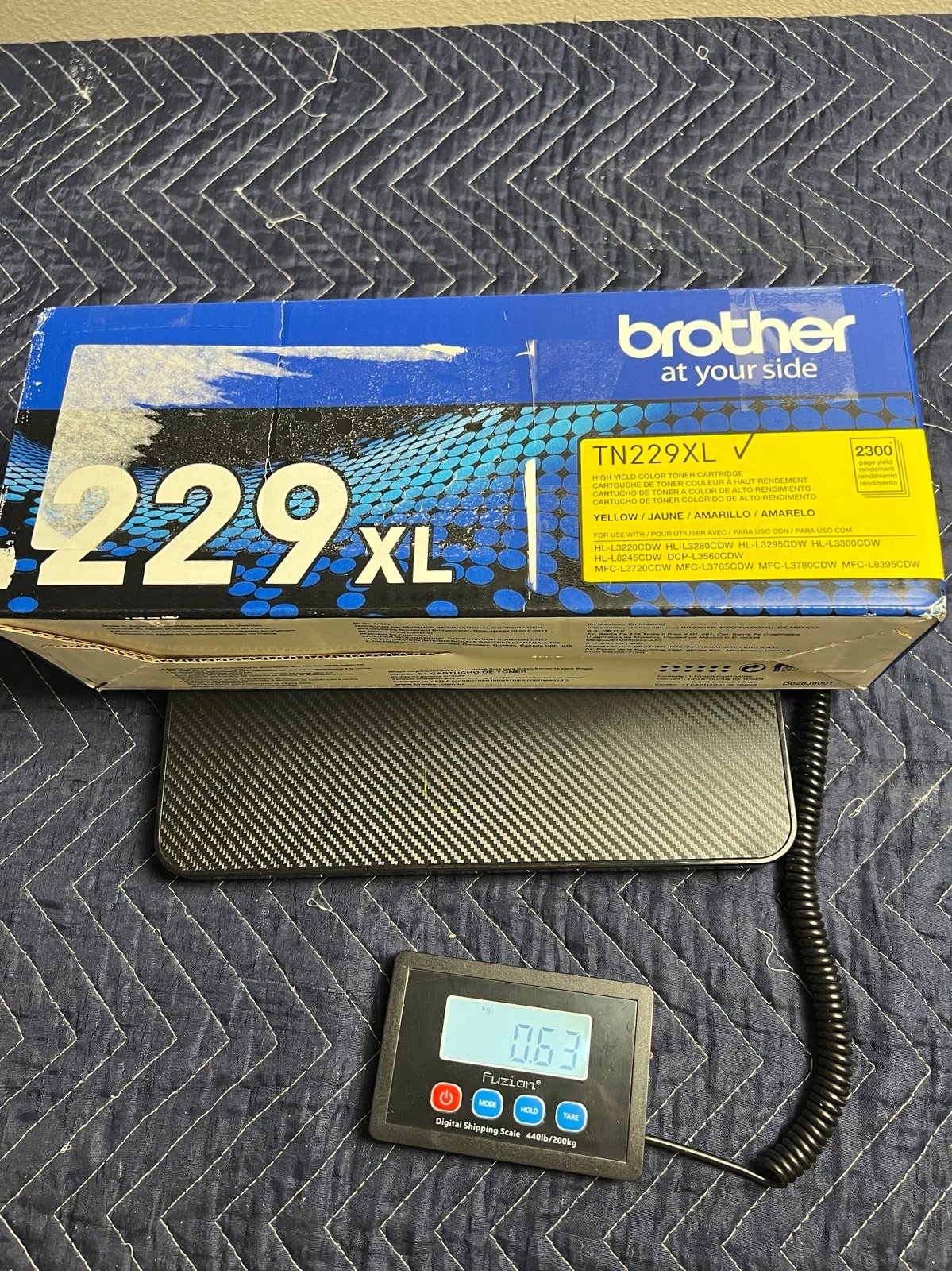 Brother TN229XL Yellow High Yield Toner Cartridge (TN229XLY)