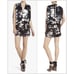 BCBGMAXAZRIA Black Combo River Draped Romper LS9C224/M371 Size XS
