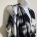 BCBGMAXAZRIA Black Combo River Draped Romper LS9C224/M371 Size XS