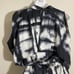 BCBGMAXAZRIA Black Combo River Draped Romper LS9C224/M371 Size XS