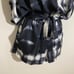 BCBGMAXAZRIA Black Combo River Draped Romper LS9C224/M371 Size XS