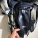 BCBGMAXAZRIA Black Combo River Draped Romper LS9C224/M371 Size XS