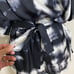BCBGMAXAZRIA Black Combo River Draped Romper LS9C224/M371 Size XS