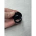 carved Bakelite Vtg Ring white compass rose on black chunky segmented stretchy
