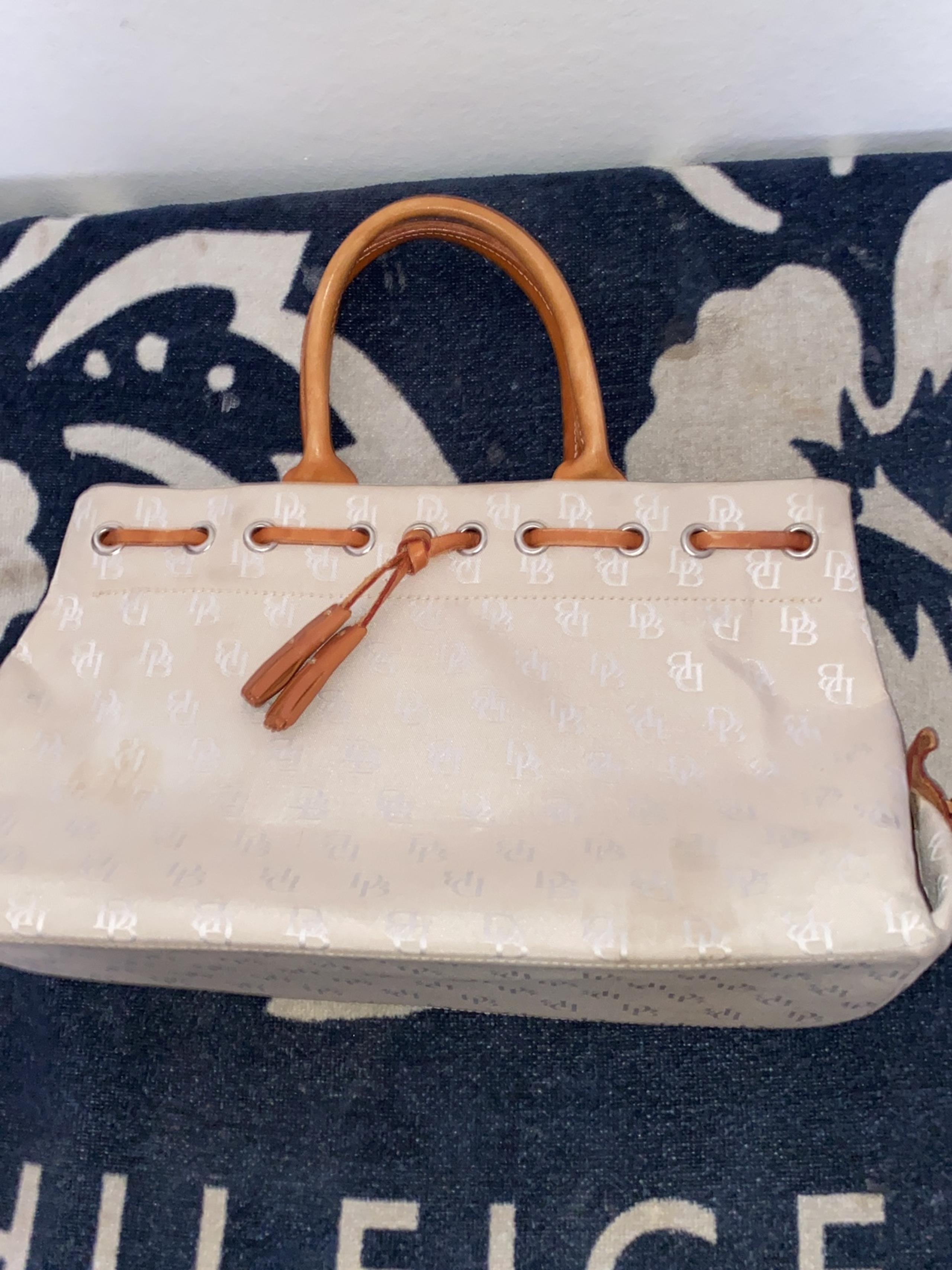 Dooney and Bourke USA made Y2K monogram clutch handbag