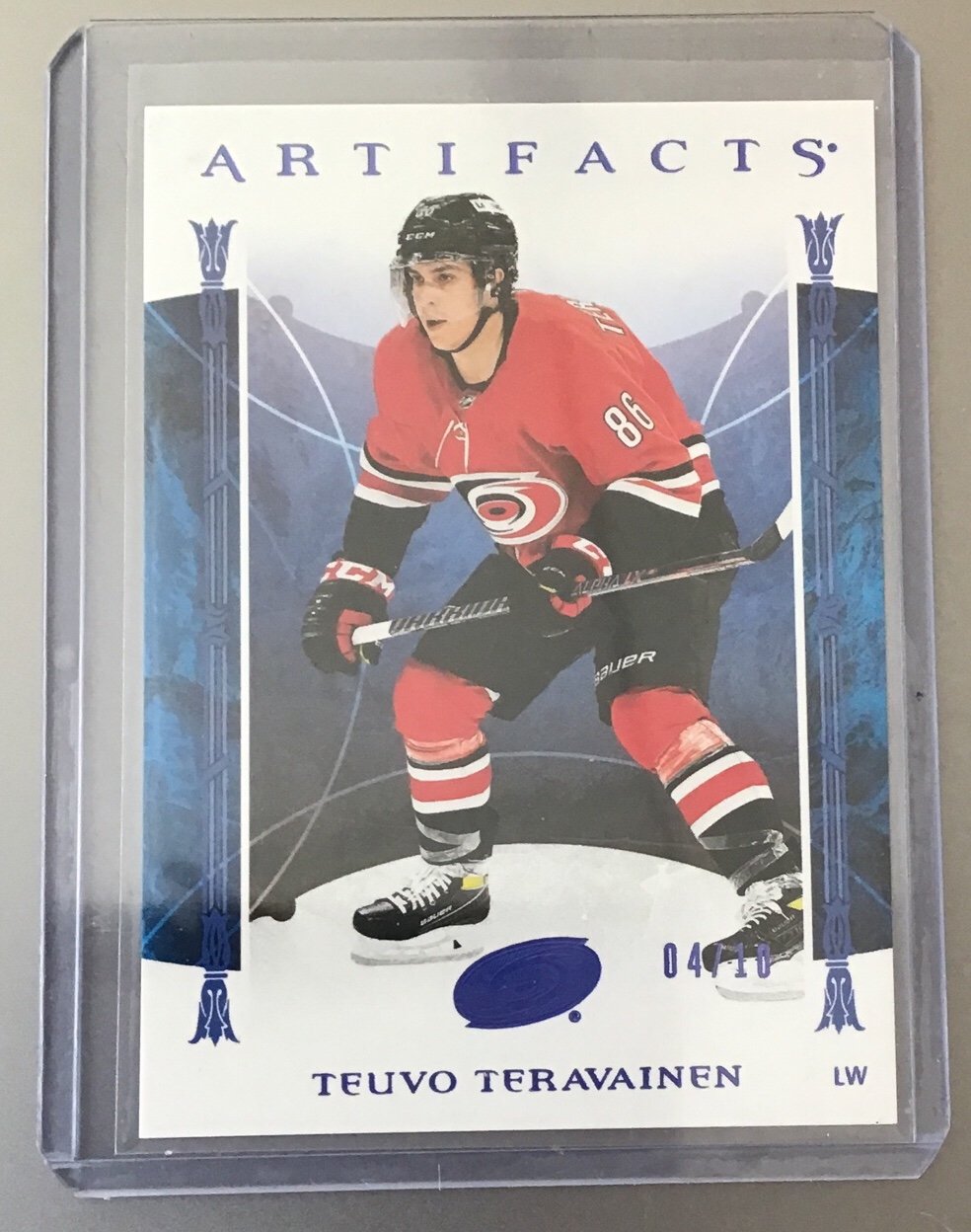 Teuvo Teravainen Indigo #86 2022 Upper Deck Artifacts 4/10 Hurricanes