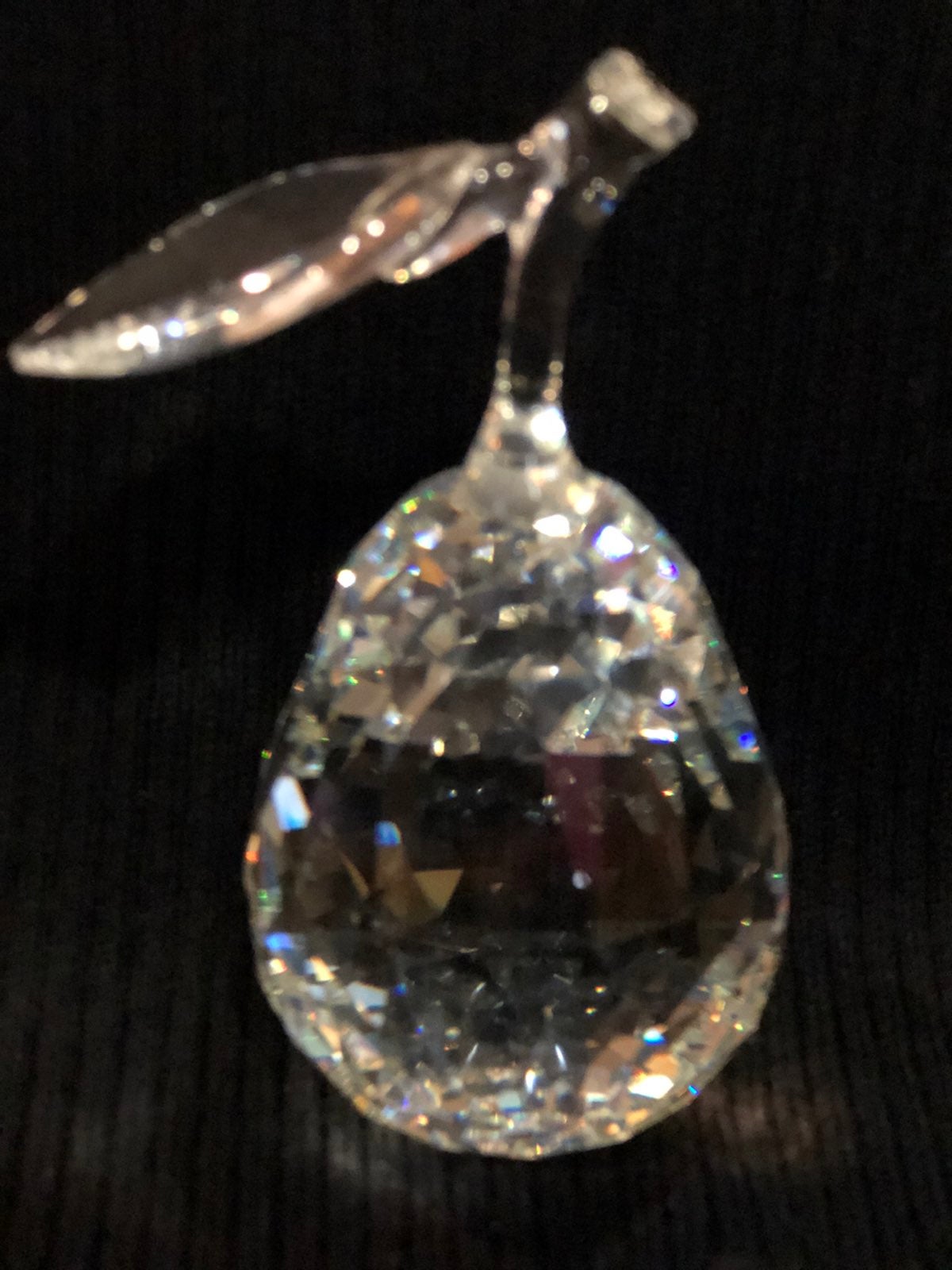 Swarovski Crystal Pear Figurine