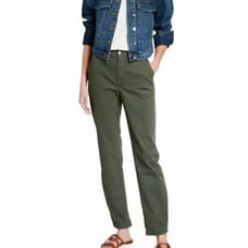 Veronica Beard Ayla High Rise Chino Pants Army Green 30