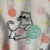 Pickle & Dot White Cats with Colorful Yarn Balls Throw Blanket Plush 60x70