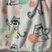 Pickle & Dot White Cats with Colorful Yarn Balls Throw Blanket Plush 60x70