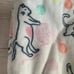 Pickle & Dot White Cats with Colorful Yarn Balls Throw Blanket Plush 60x70