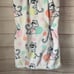 Pickle & Dot White Cats with Colorful Yarn Balls Throw Blanket Plush 60x70