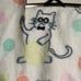 Pickle & Dot White Cats with Colorful Yarn Balls Throw Blanket Plush 60x70