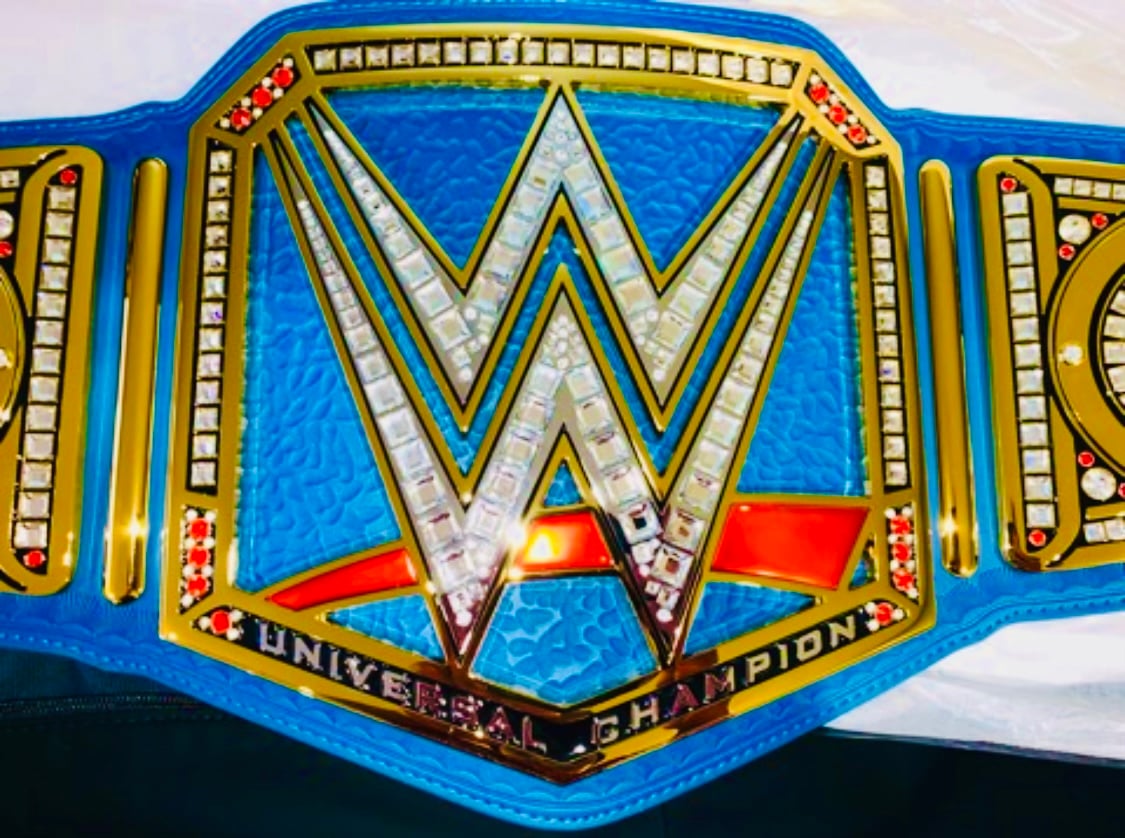 WWE UNDISPUTED UNIVERSAL CHAMPIONSHIP BLUE ERA ROMAN REIGNS BLOODLINE ERA :D