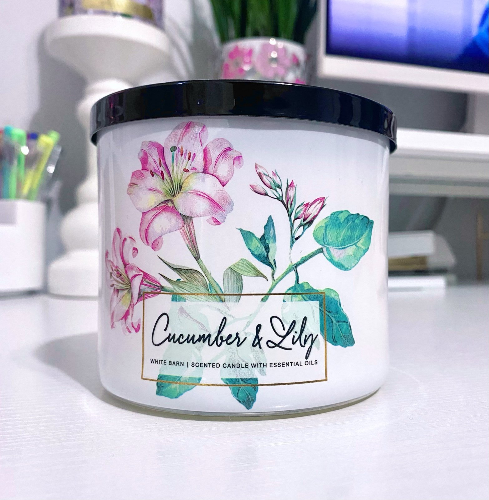 Cucumber & Lily 3-Wick Candle