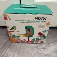 HIXX Smart Bird Feeder with Camera Identify Bird Species & Solar Panel Green NEW