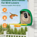 HIXX Smart Bird Feeder with Camera Identify Bird Species & Solar Panel Green NEW