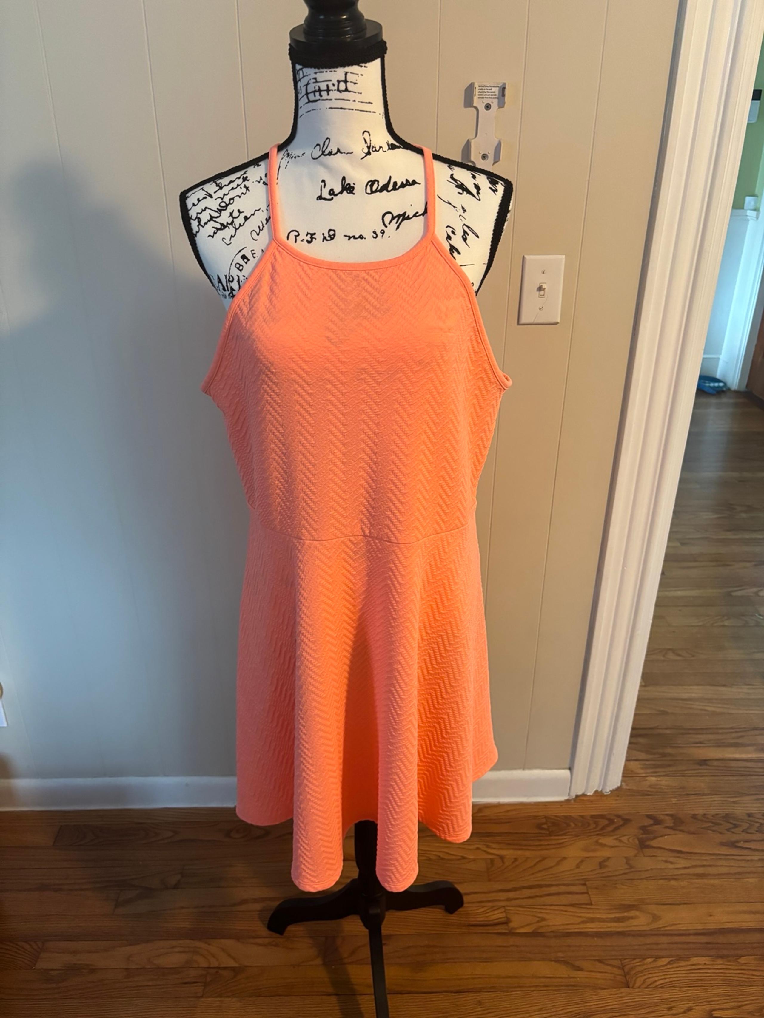 Pink/coral summer dress