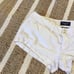 American Eagle preppy white editor style cargo chino shorts white 2