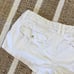 American Eagle preppy white editor style cargo chino shorts white 2