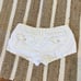 American Eagle preppy white editor style cargo chino shorts white 2