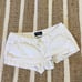 American Eagle preppy white editor style cargo chino shorts white 2