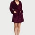 NEW M/L VS Short Cozy Robe in Kir