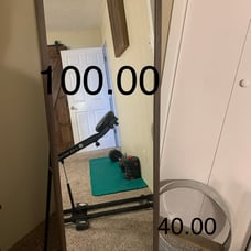 Full size mirror