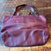 Lauren By Ralph Lauren Governors Lodge Soft Burgundy Leather Bag