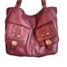 Lauren By Ralph Lauren Governors Lodge Soft Burgundy Leather Bag