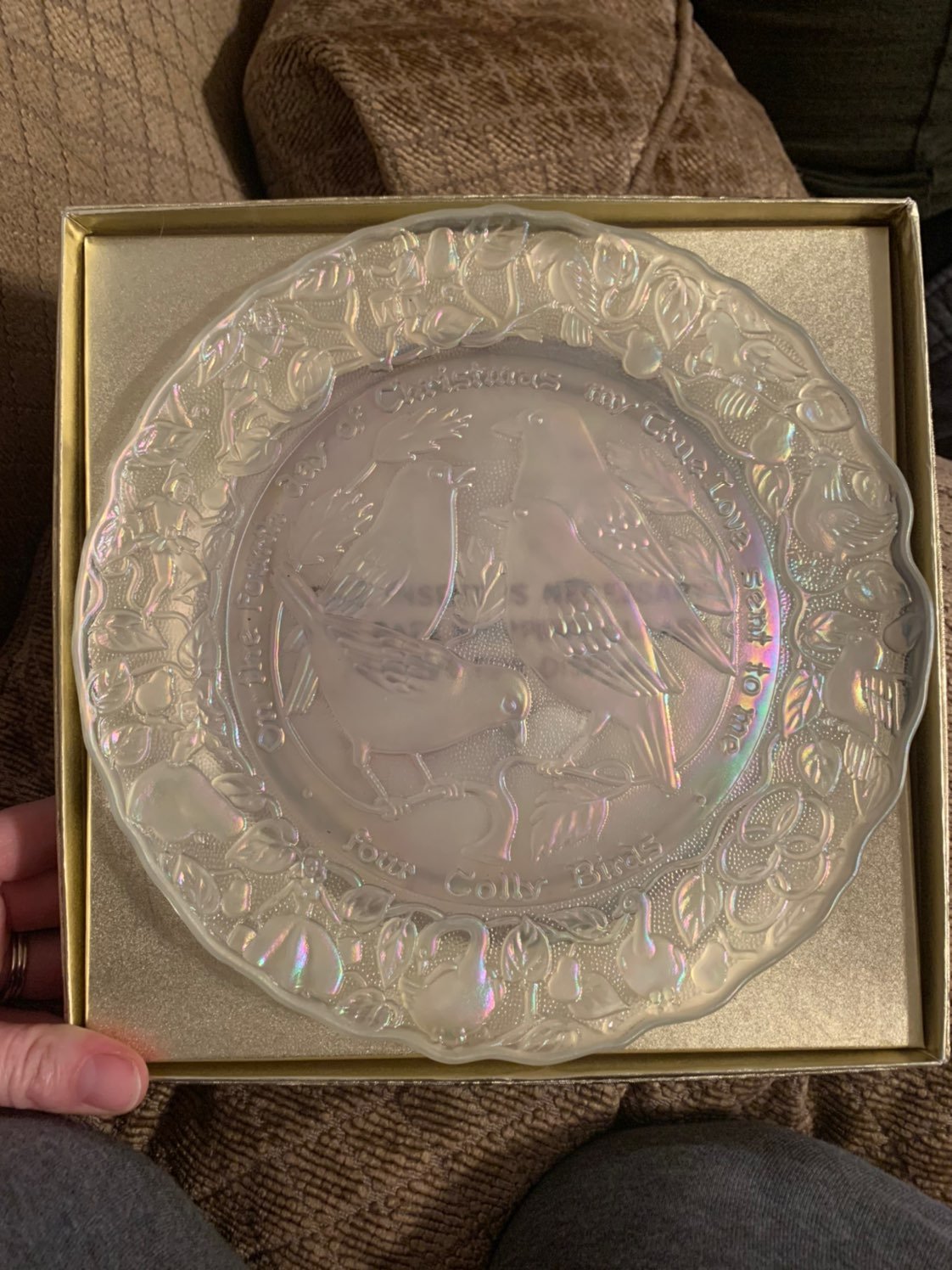 Imperial glass plate