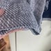 Karl Lagerfeld Paris Tweed Waterfront Jacket Size XL Blue /White Fringe NWT 140