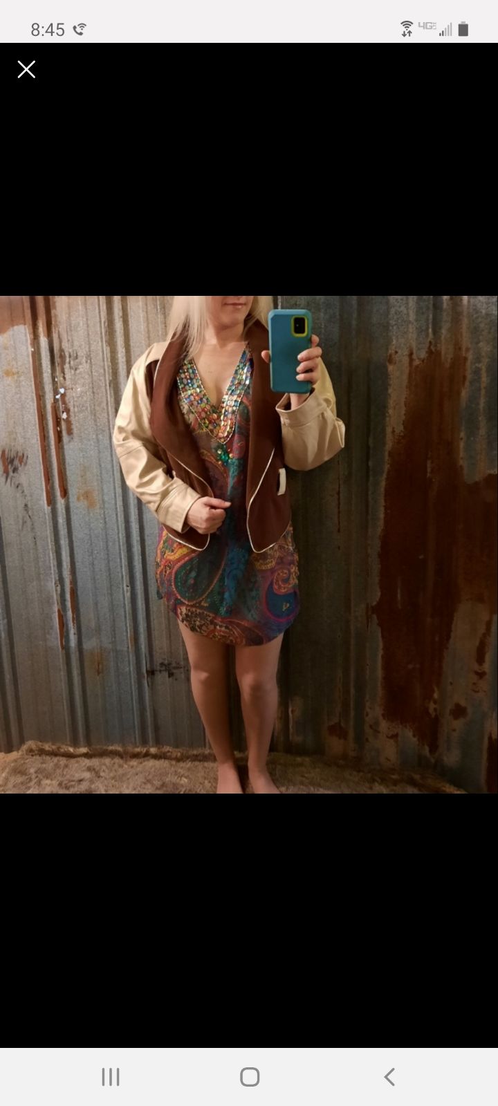 Shimmer Leather Jacket